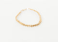 Lane Bead Bracelet in Gold Brass